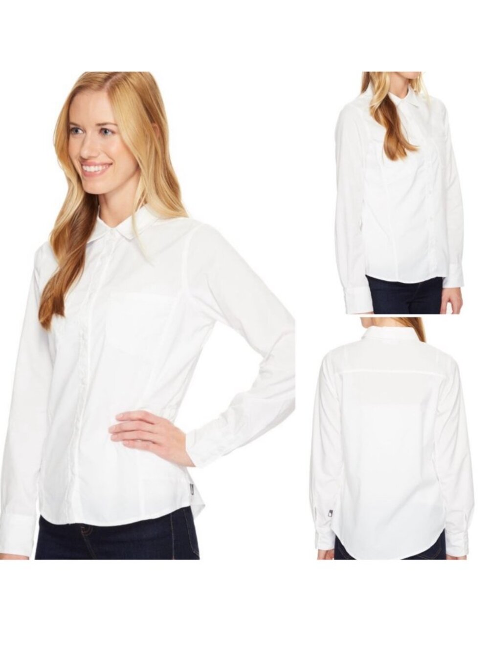 THE NORTH FACE | Women's | Long Sleeve Sunblocker Shirt | TNF White | Size XL